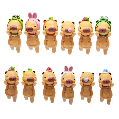 New Capybara Sonny Angel Animal Figures Ornaments Dolls Fans Children Christmas Gift Box Ornament