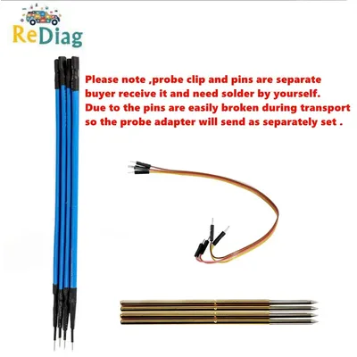 4pcs/Set LED BDM Frame Probe Pens LED BDM Frame pins For KESS V5.017 KTAG V7.020 Fgtech BDM100 ECU