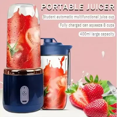 Portable Electric Juicer Mini Home Mixer Multifunctional Fruit and Vegetable Crushing Mixer USB