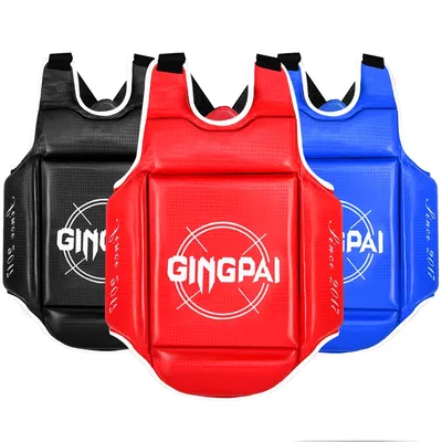 Professional Sanda Boxing Chest Protector Thickened Adult Children's Protective Equipment Armor Muay