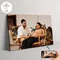 1 foto personalizzata con cornice fai-da-te o poster senza cornice, stampa su tela personalizzata