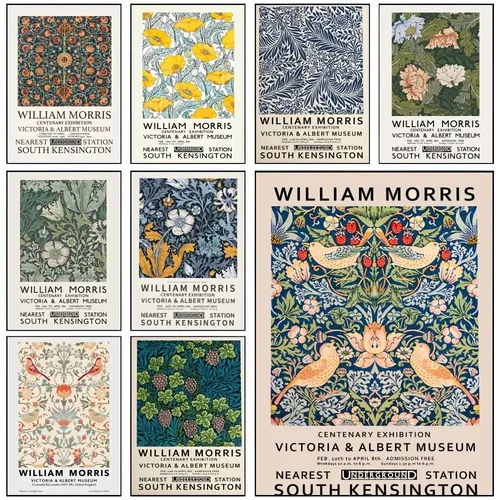 Affiche d'art d'instabilité de William, autocollant d'art auto-adhésif, papier imperméable, décor de