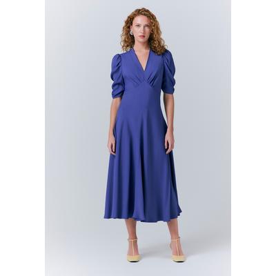 Ghost Madi Crepe Midi Dress