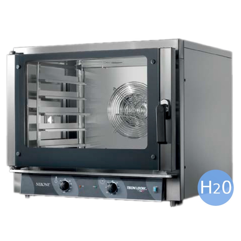 Konvektionsofen Tecnodom FEM05NEMIDVH2O - 5 Pfannen GN1/1 oder 60x40 cm - Elektromechanisch Image