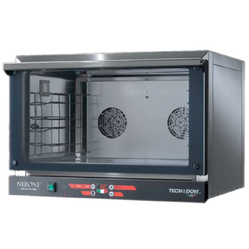 Umluftofen Tecnodom FED03NEPSV-PLUS - 3 Backbleche GN1/1 oder 60x40 cm - Digital - Kipptür Image