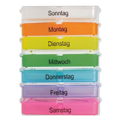WUNDmed Tablettenbox »Rainbow« mehrfarbig Image