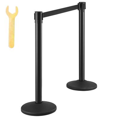 Crowd Control Stanchions Belt Barriers Line Divider for Exhibition, Airport