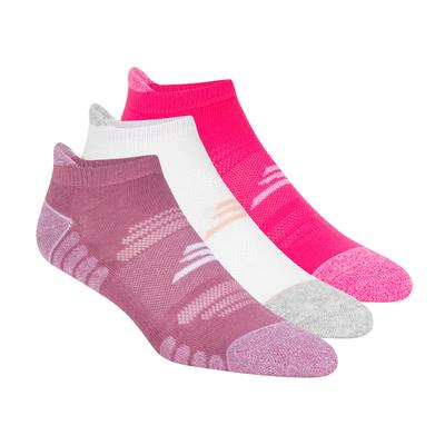 Skechers 3 Pack Women's Performance Pickleball Socks | Size Medium | Periwinkle/Pink | Polyester