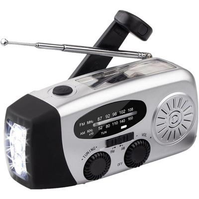 Notfallradio, Solar-Handkurbel-Wetterradio, 1200 mAh, am/fm/noaa, Notfall-Wetterradio, tragbare Image