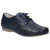 Slipper JOSEF SEIBEL "Fiona 83", Damen, Gr. 43, blau (dunkelblau), Leder, elegant, Schuhe, Schlupfschuh, Komfortschuh mit elastischen Senkeln