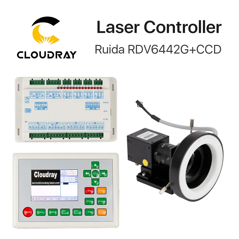 Cloudray Ruida RDV6445G RDV6442G CCD Visuelles Co2-Laser-Controller-System für Laserschneider-Graviermaschine Image