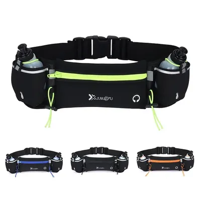 Trail Running Hüfttasche für Mann/Frau Marathon Telefon Wasserflasche Sport Fanny Pack Fitness Dual Pocket Running Gürtel Hüfttasche