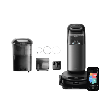S1 Pro HydroJet Wisch- & Saugroboter+ eufy Automatisches Frisch- und Abwassermodul Image