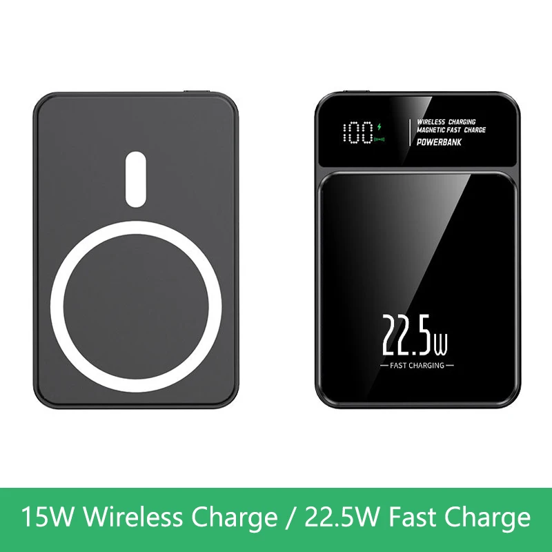 20000 mAh Magsafe Power Bank Magnetische Drahtlose Powerbank für iPhone 15 16 Xiaomi Samsung Tragbare Induktion Ladegerät Ersatz Batterie Image