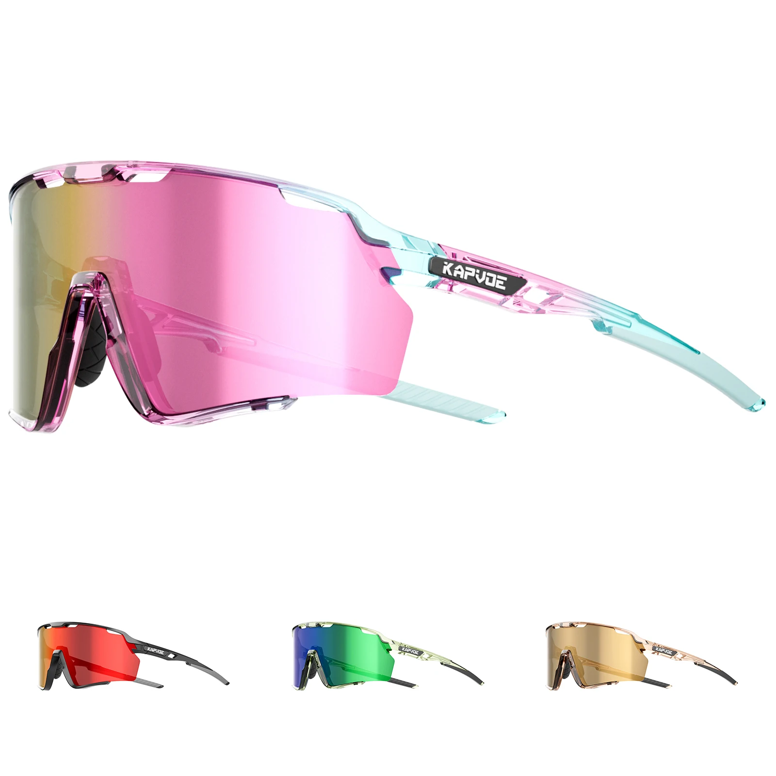 Kapvoe Polarisierte Angeln Sonnenbrille für Mann Radfahren Retro MTB Fahrrad Brille Luxus Frauen Fahren NEUE Reise Golf Brille UV400 Image