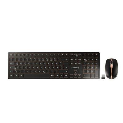 Cherry Tastatur-Maus-Set »DW 9100 SLIM« schwarz schwarz