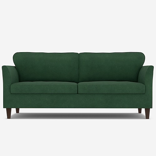 Sofahusse Einfarbig Gesteppt Samt Überzüge Image