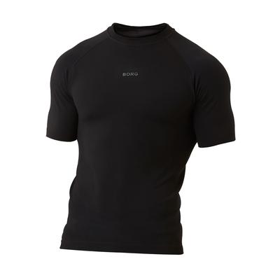 Björn Borg - Mens Short Sleeve Seamless Running T-Shirt - Schwarz