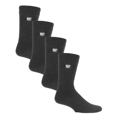 Heat Holders Ultra Lite - 4 Paar Multipack Mens Thermal Socks | Ultra Thin Warm Socks for Dress Socks in Winter - Charcoal Image