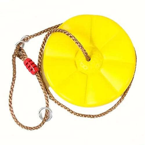 1 achteckiger Blütenblatt-Hängesessel, verdickter Scheibensitztyp, geeignet für Kinderspielplätze im Innen- und Außenbereich, Sport Image