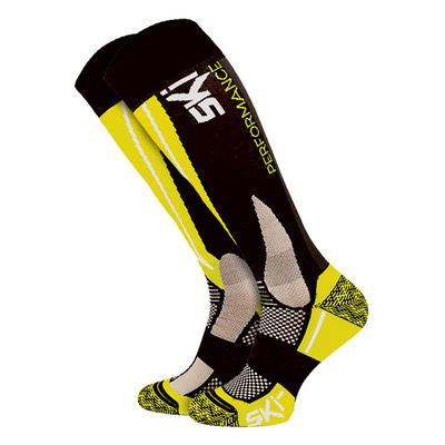 Technische Skisocken | COMODO | Hochleistungs-Kniestrümpfe für Snowboarder | Herren & Damen - Gelb Image
