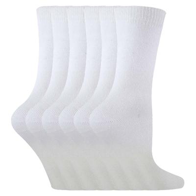6 Paar Kinder Jungen Mädchen Mitte Kalb feste Farbe lässig Baumwolle Kleid Socken Image