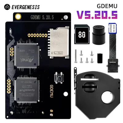 EVERGENESIS GDEMU 5 20 5 DC Optical Drive Emulation Board Remote Card Mount Kit for SEGA Dreamcast Gdemu DC VA1 Game Console