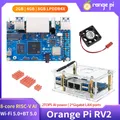 Orange Pi RV2 2GB 4GB 8GB RAM LPDDR4 8-Core RISC-V 2TOPS AI CPU Computer a scheda singola WiFi BT5.0 BLE M2 PCIE SSD Mini PC