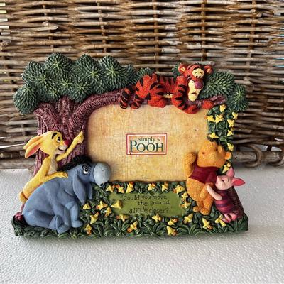 Disney Accents | Disney Simply Pooh And Friends 3d Picture Frame. Fits 4x6picture For Frame | Color: Red/Yellow | Size: 7x9