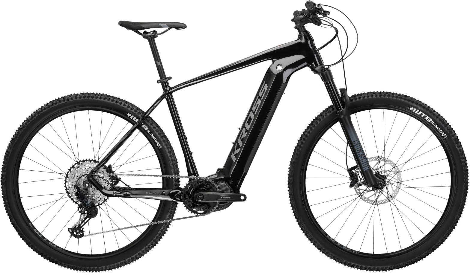 E-Bike KROSS "KROSS E-MTB Level Boost 3.0 29" schwarz" Gr. 46, schwarz (schwarz, schwarz), Elektrofahrräder, 46cm, 29 Zoll (73,66cm), Pedelec, Elektrofahrrad für Damen und Herren Image