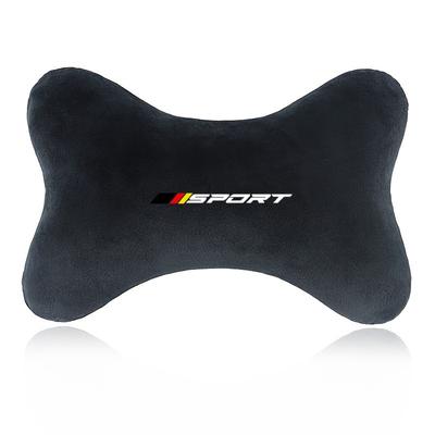 TEMU Car Upgraded Headrest Seat Of Soft Plush Material, And The Neck Support Is Breathable And Comfortable To Relax Style, Which Is Suitable For Mercedes-benz Ford Gm. Image