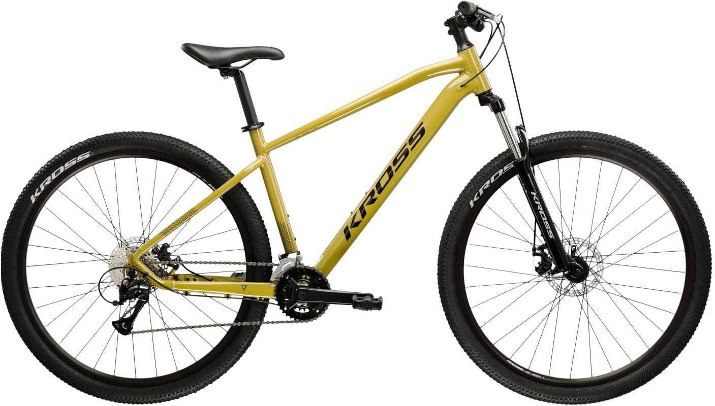 Mountainbike KROSS "Hexagon 3.0" Gr. 53, braun (braun, schwarz), Fahrräder, 53cm, 29 Zoll (73,66cm) hinten: 29 Zoll (73,66cm) Image