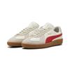 Sneaker PUMA "Army Trainer Sneakers Erwachsene", Gr. 47, warm weiß rot gum beige, Obermaterial: Kuhleder; Futter: Synthetik, Textil; Innensohle: Textil; Laufsohle: Gummi, Schuhe