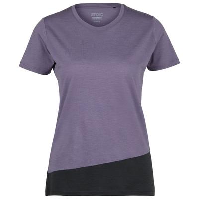 Stoic - Women's Merino155 LaholmSt. Colorblock T-Shirt - Merinoshirt Gr XXL grau Image