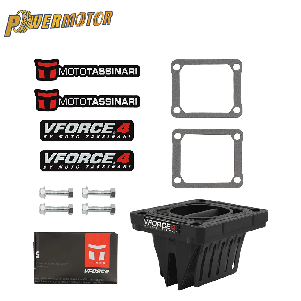 Motorrad Reed Ventil V-Force 4 v4144 Kohle faser Kit für Yamaha YZ125Z RX135 RXZ135 Kraftstoffs ystem Motocross Zubehör Image