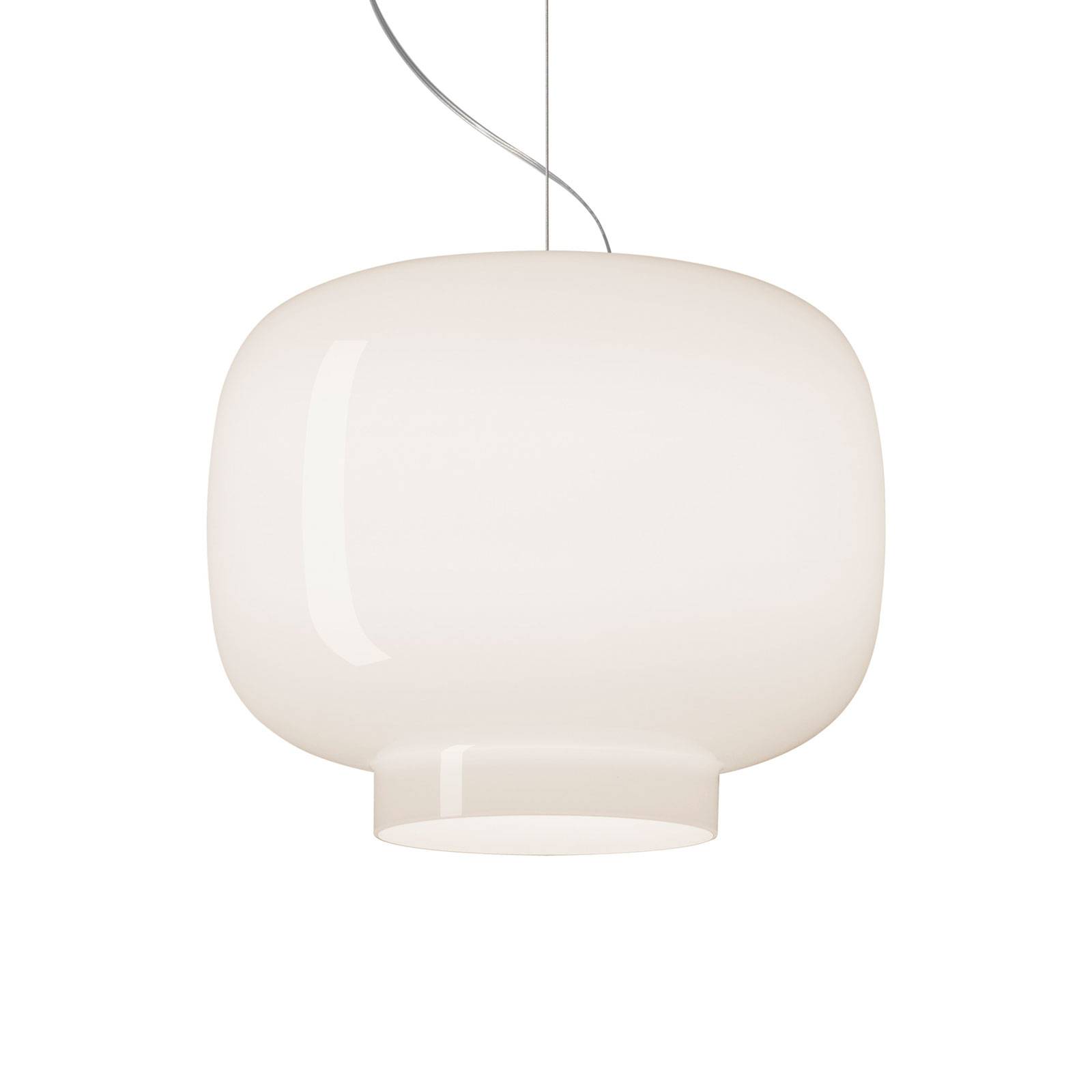 Foscarini Design Hängelampe Chouchin 3 Bianco, dimmbar, weiß / opal, für Küche, Glas, Design, Pendelleuchte