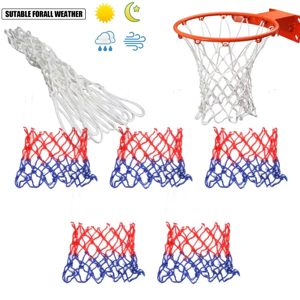 Basketball Hoop Mesh Netz hochwertige langlebige Standard größe Nylon faden Sport Back board Felge Ball Pum Sport Unterhaltung Image