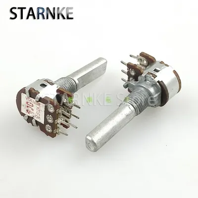 2PCS R1210G 12 Typ 6-Pin Dual B100K Computer Lautsprecher Verstärker Audio Höhen Und Bass Volumen Image