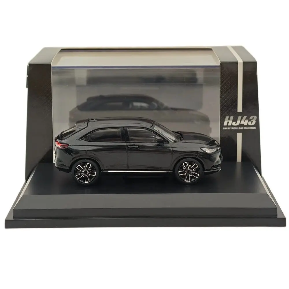 Hobby Japan 1/43 VEZEL e:HEV Z Crystal Black(P) HJ 432002 BK Diecast Model Car Miniature Limited Collection Spielzeugfahrzeugmodelle