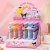 Sanrio Gelstift, 36 Stück, löschbar, blau, 0,5 mm, Cartoon-Hello-Kitty, löschbar, schwarz, für