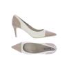 Heine Damen Pumps, Gr. 39, cremeweiß, Leder