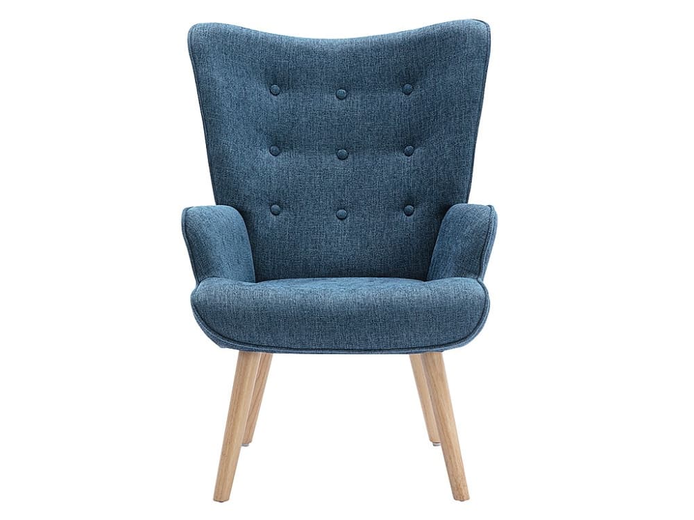 Fauteuil droit bleu