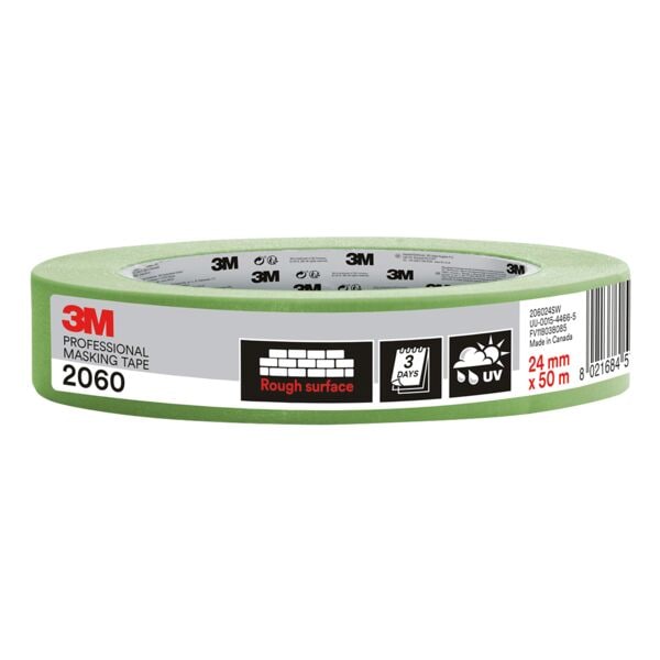 3M Malerabdeckband »2060« 24 mm x 50 m grün, 2.4 cm Image