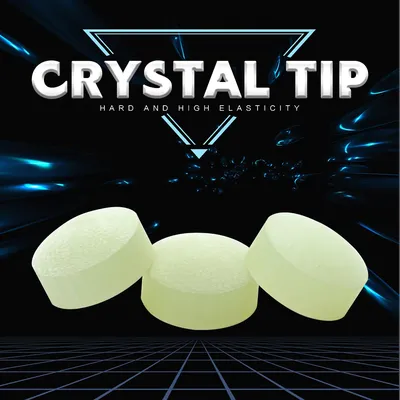 G10 Gue Tip Break & Jump Tips Crystal Fiber Tips14.2mm Hard for Punch Cues Jump Cues Made in TAIWAN