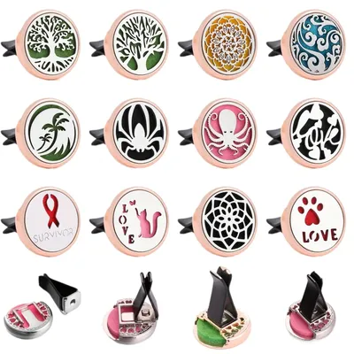 1pc Refillable Car Air Freshener Perfume Diffuser Clip, Auto Air Vent Car Interior Car Aromatherapy