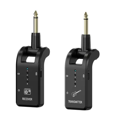 Wireless Guitar System 2.4 GHz with 8 Channels Rechargeable Wireless Audio system Guitar