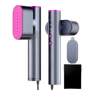 Travel Steamer for Clothes,100-200V Portable Steamer,15s Heat Up,Steamer ＆ Iron 2 In 1, Travel Size