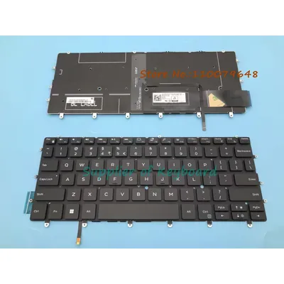 New English UK/French Azerty/Portuguese Keyboard For Dell XPS 13 9370 9380 13-9370 13-9380, XPS 13