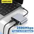 Adattatore Ethernet per scheda di rete da USB C a 2,5 Gbps Adattatore di rete Gigabit Ethernet RJ45