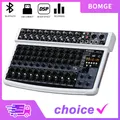 Interfaccia mixer audio professionale portatile 99DSP a 12 canali con scheda console audio USB 48V